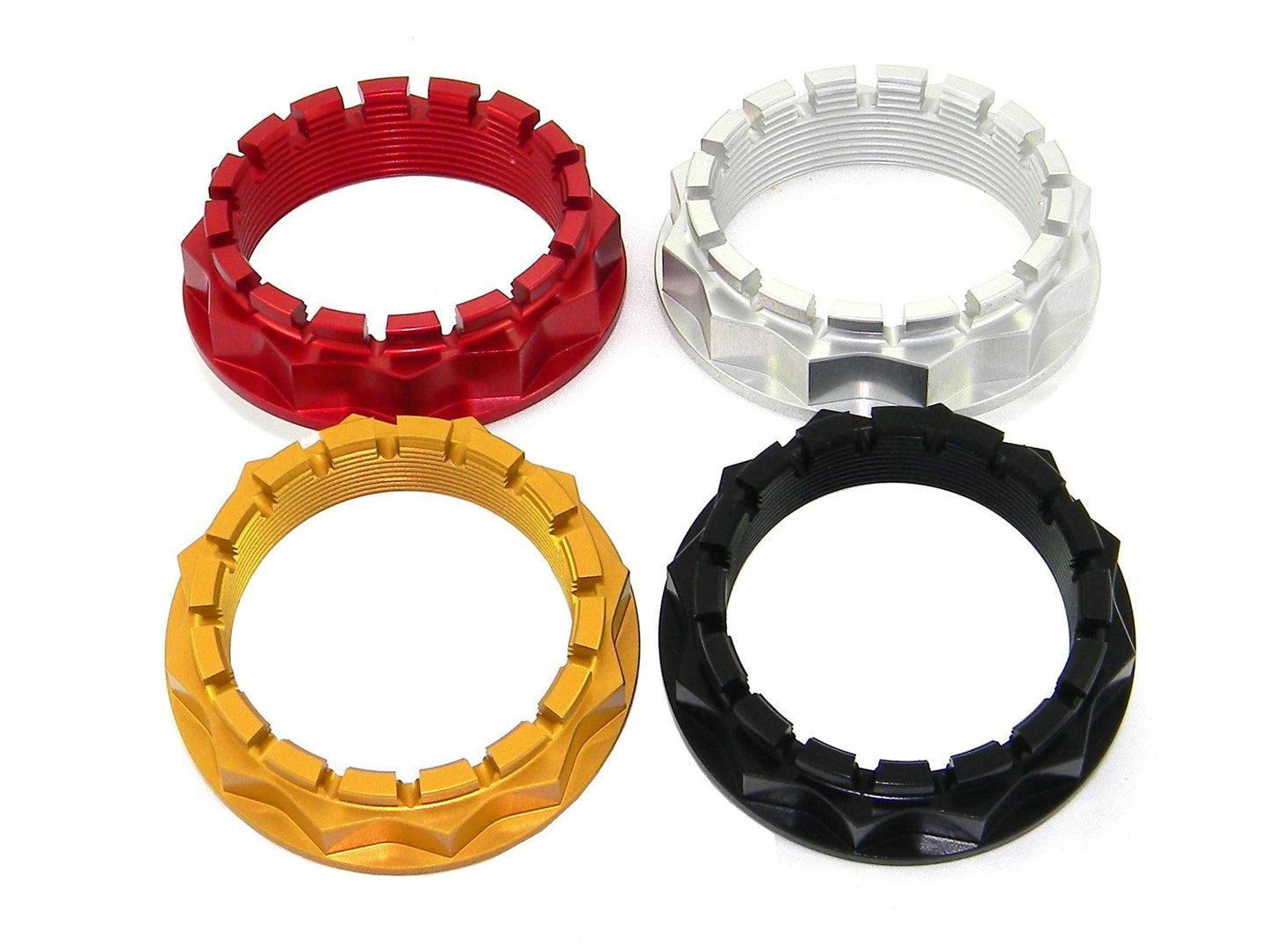 DBK Special Parts (Ducabike) Large Sprocket Carrier Side Rear Axle Nut for Large Hub Ducati's and Rear Wheel Nut for Triumph Speed Triple 1200 RR / RS