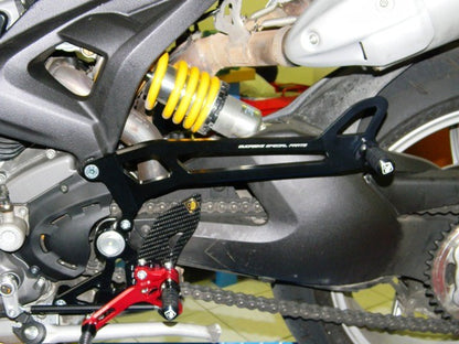 DBK Special Parts (Ducabike) Passenger Peg Kit for Adjustable Rearsets for the Ducati Monster 696/796/1100