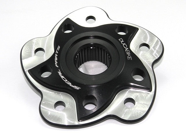 DBK Special Parts (Ducabike) Contrast Cut 5 Hole Rear Sprocket Hub Flange Carrier for the Ducati 848 and Streetfighter 848