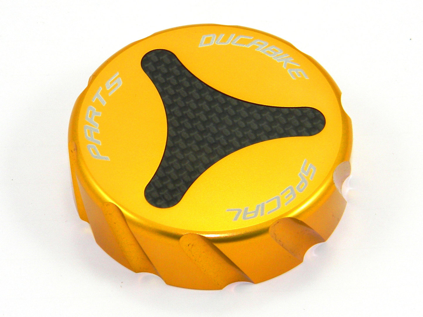 DBK Special Parts (Ducabike) Billet Rear Brake Reservoir Cap for the Ducati Diavel and 2015+ Multistrada V4/1260/1200/950