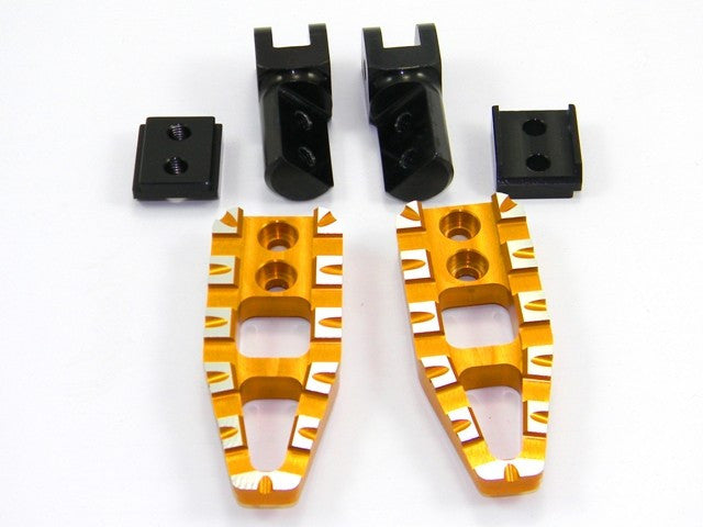 DBK Special Parts (Ducabike) Adjustable Rider 'Cut' Footpegs for Ducati Hypermotard 939 & Scrambler Desert Sled