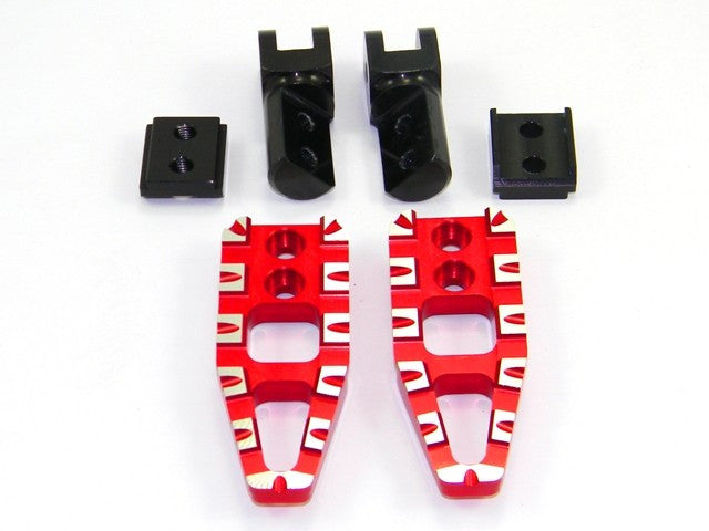 DBK Special Parts (Ducabike) Adjustable Passenger 'Cut' Footpegs for Ducati