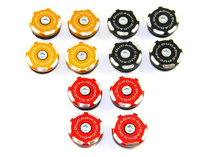 DBK Special Parts (Ducabike) Contrast Cut Frame Plug Kit for the Ducati Scrambler