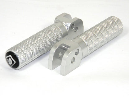 DBK Special Parts (Ducabike) Passenger 'Round Knurled' Footpegs for Ducati