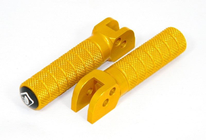 DBK Special Parts (Ducabike) Passenger 'Round Knurled' Footpegs for Ducati