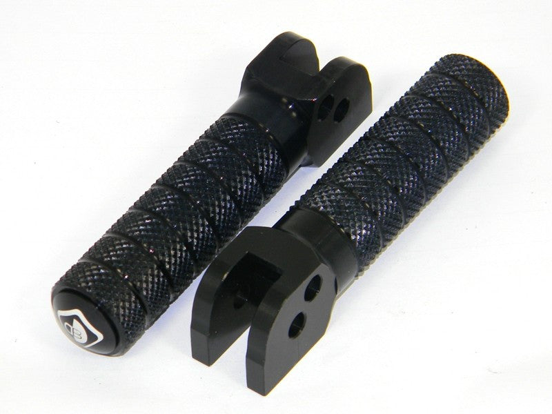 DBK Special Parts (Ducabike) Passenger 'Round Knurled' Footpegs for Ducati