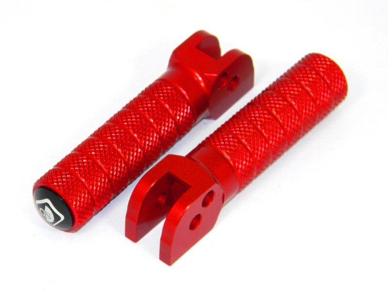 DBK Special Parts (Ducabike) Passenger 'Round Knurled' Footpegs for Ducati