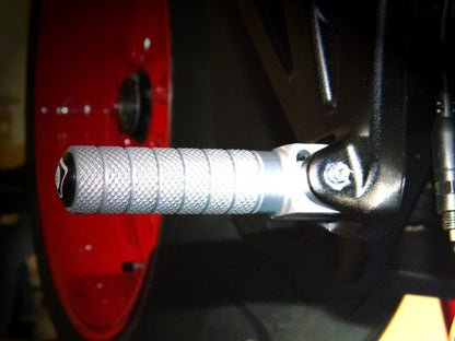 DBK Special Parts (Ducabike) Passenger 'Round Knurled' Footpegs for Ducati