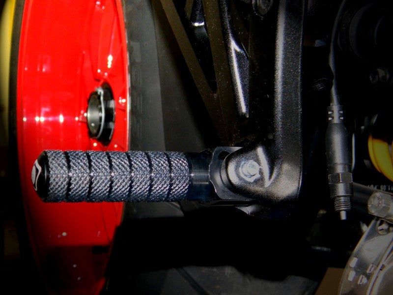 DBK Special Parts (Ducabike) Passenger 'Round Knurled' Footpegs for Ducati