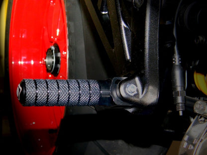 DBK Special Parts (Ducabike) Passenger 'Round Knurled' Footpegs for Ducati