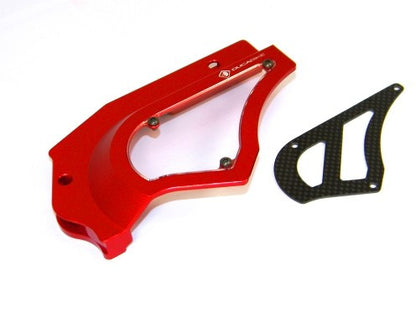 DBK Special Parts (Ducabike) Sprocket Cover w/ Plexiglass & Carbon Fiber Inserts for Ducati Hypermotard 821/939