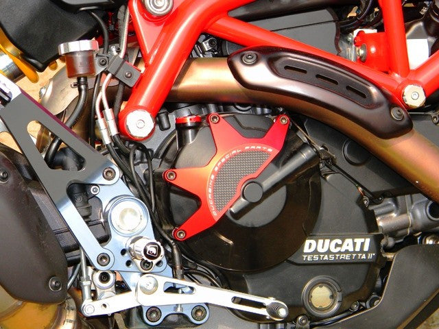 DBK Special Parts (Ducabike) Half Wet Clutch Cover for the Ducati Hypermotard 821/939, Monster 821/797, Supersport, Multistrada 950, and Scrambler