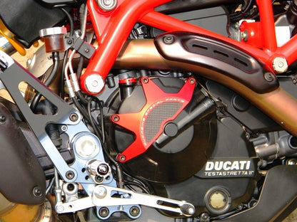 DBK Special Parts (Ducabike) Half Wet Clutch Cover for the Ducati Hypermotard 821/939, Monster 821/797, Supersport, Multistrada 950, and Scrambler