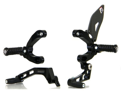 DBK Special Parts (Ducabike) Adjustable Rearsets for the Ducati Streetfighter 898/1098