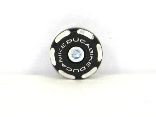 DBK Special Parts (Ducabike) Front Right Wheel Axle Cap for newer Ducati's (Contrast Cut)