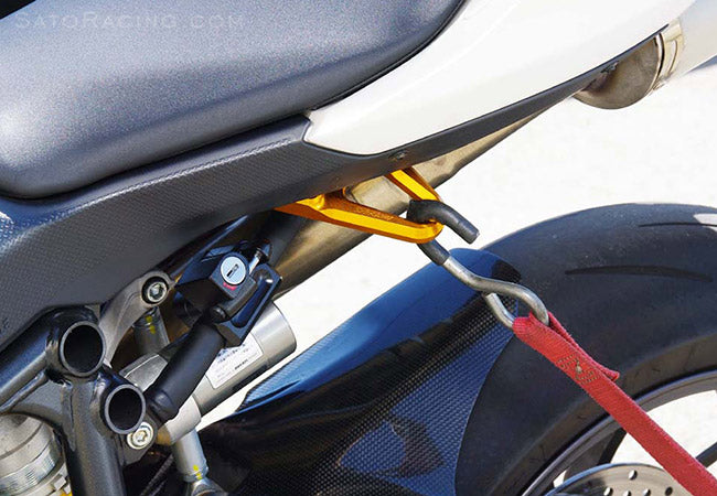 Sato Racing Billet Racing / Tie Down Hooks for the Ducati 848 / 1098 / 1198 (no R Model)