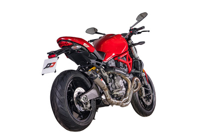 QD Exhaust Gunshot Slip-on system for the 2017+ Monster 1200 and 2018+ Monster 821