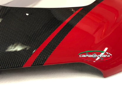 Carbonvani - Ducati Panigale V4 R / (20-21)  V4 / S Carbon Fiber Headlight Fairing - RED