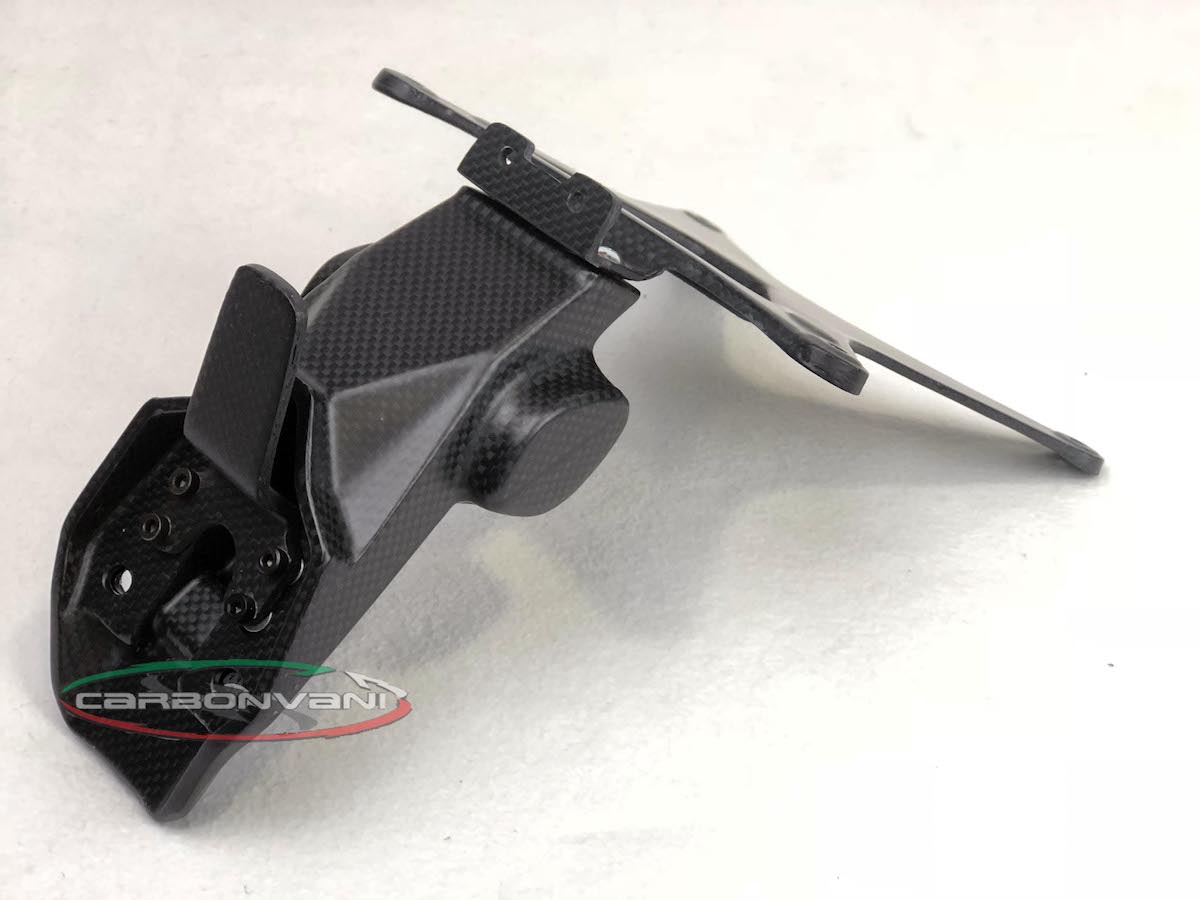 Carbonvani - Ducati Panigale / Streetfighter V4 / V2 / S / R / Speciale Carbon Fiber Licence Plate Holder - Euro Version
