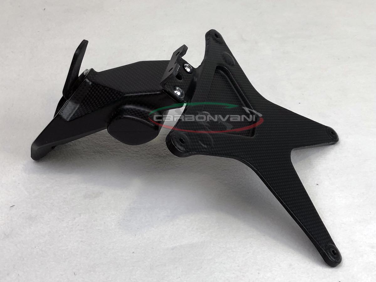 Carbonvani - Ducati Panigale / Streetfighter V4 / V2 / S / R / Speciale Carbon Fiber Licence Plate Holder - US Version