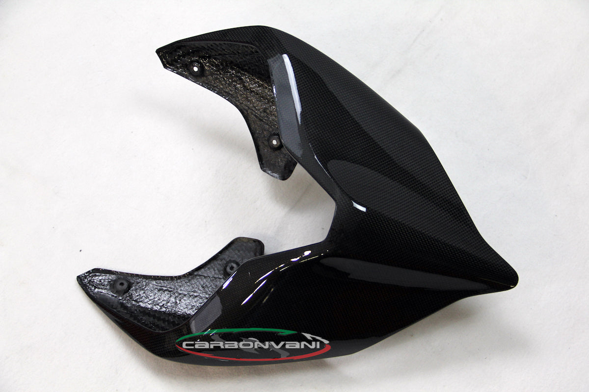 Carbonvani - Ducati Panigale V4 R / 2020+ V4 / S Carbon Fiber Full Fairing Kit with Winglets NO DECALS - ROAD VERSION (10 pieces)