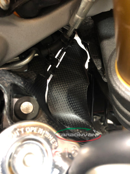 Carbonvani - Ducati Panigale V4 / S / R / Speciale Carbon Fiber Complete Water Cooler & Oil Cooler Cover (V-fairing)