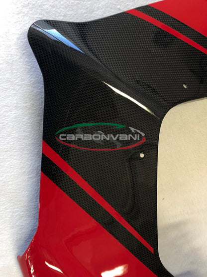 Carbonvani - Ducati Panigale V4 R / (20-21)  V4 / S Carbon Fiber Headlight Fairing - RED