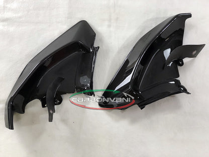 Carbonvani - Ducati Panigale V4 R / 2020+ V4 / S Carbon Fiber Full Fairing Kit with Winglets NO DECALS - ROAD VERSION (10 pieces)