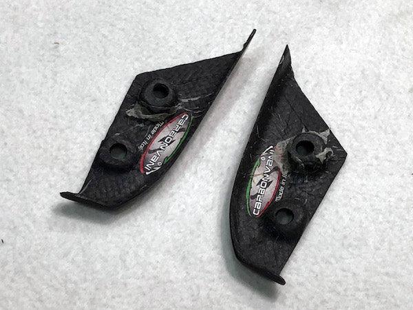 Carbonvani - Ducati Panigale V2 Carbon Fiber Lower Stay (mirror mount) Covers (pair)