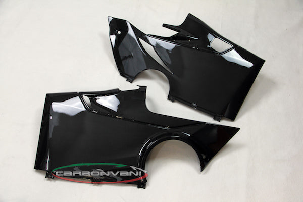 Carbonvani - Ducati Panigale V4 R / 2020+ V4 / S Carbon Fiber Full Fairing Kit - NO Winglets, NO DECALS - ROAD VERSION (8 pieces)