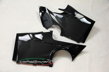 Carbonvani - Ducati Panigale V4 R / 2020+ V4 / S Carbon Fiber Full Fairing Kit - NO Winglets, NO DECALS - ROAD VERSION (8 pieces)