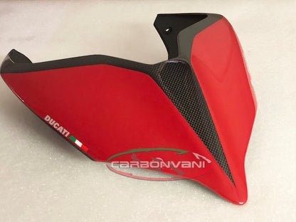 Carbonvani - Ducati Panigale / Streetfighter V4 / V2 / S / R / Speciale Carbon Fiber Tail - RED - Road Version