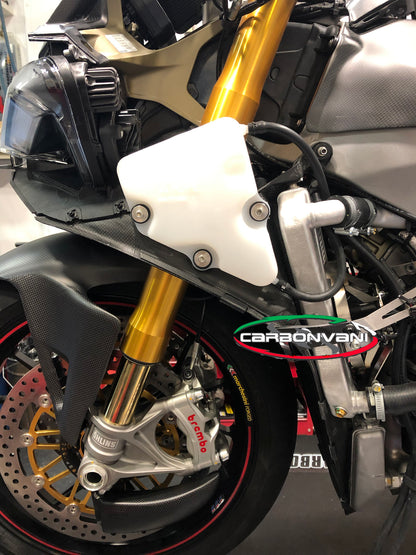 Carbonvani - Ducati Panigale V4 / S / R / Speciale Carbon Fiber Complete Water Cooler & Oil Cooler Cover (V-fairing)