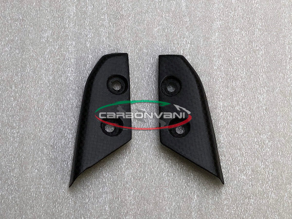 Carbonvani - Ducati Panigale V4 / S / R / Speciale Carbon Fiber Lower Stay (mirror mount) Covers (pair)