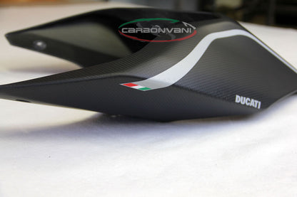 Carbonvani - Ducati Panigale V4 R / 2020+ V4 / S Carbon Fiber Full Fairing Kit with Winglets -R STYLE DECALS - ROAD VERSION (10 pieces)