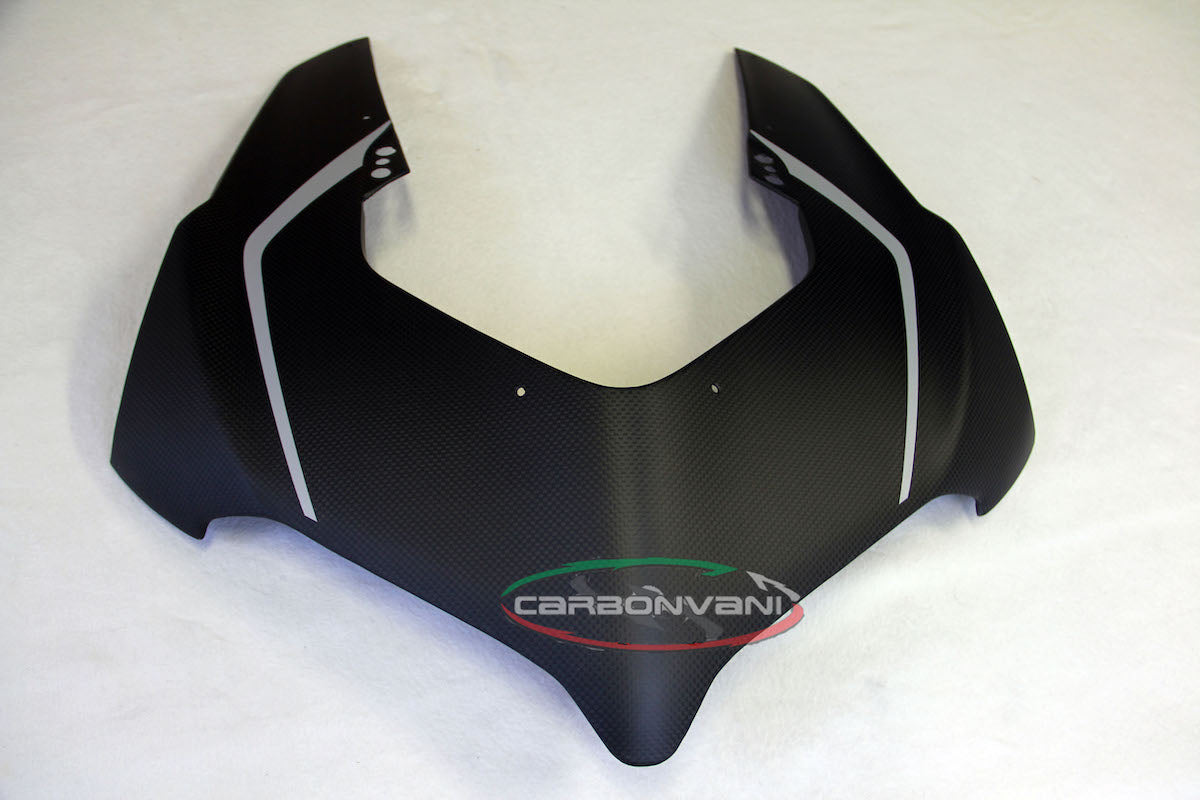 Carbonvani - Ducati Panigale V4 R / 2020+ V4 / S Carbon Fiber Full Fairing Kit with Winglets -R STYLE DECALS - ROAD VERSION (10 pieces)