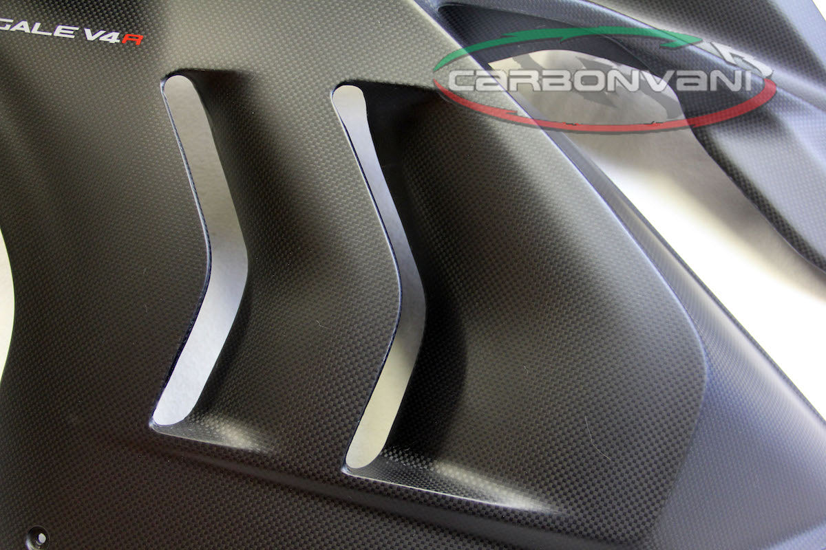 Carbonvani - Ducati Panigale V4 R / (20-21) V4 / S Carbon Fiber Right Side Panel (NO WINGLET)