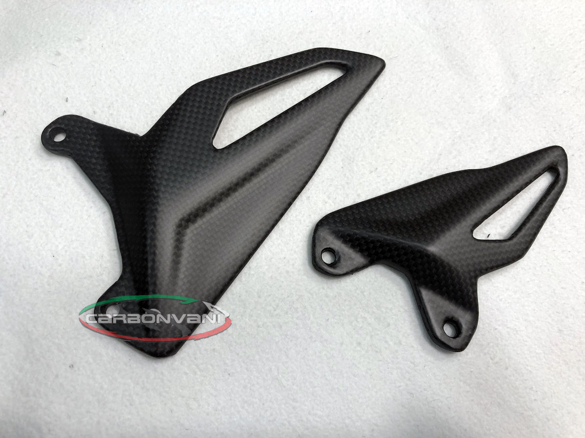 Carbonvani - Ducati Panigale / Streetfighter V4 / V2 / S / R / Speciale Carbon Fiber Heel (Foot) Guards (Pair) - Ducati Performance