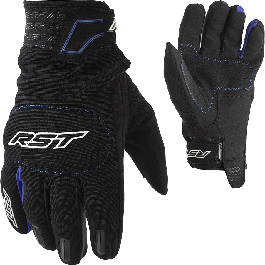 Rider Ce Glove Black/Blue Md