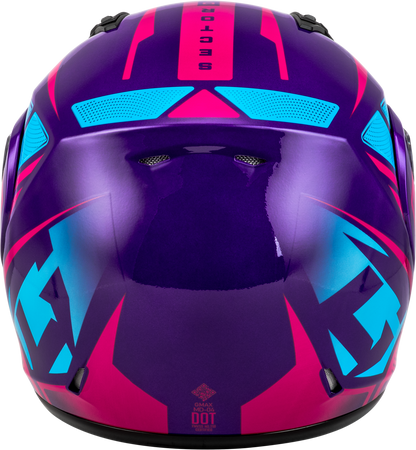 Md 04 Sector Helmet Violet/Pink Lg