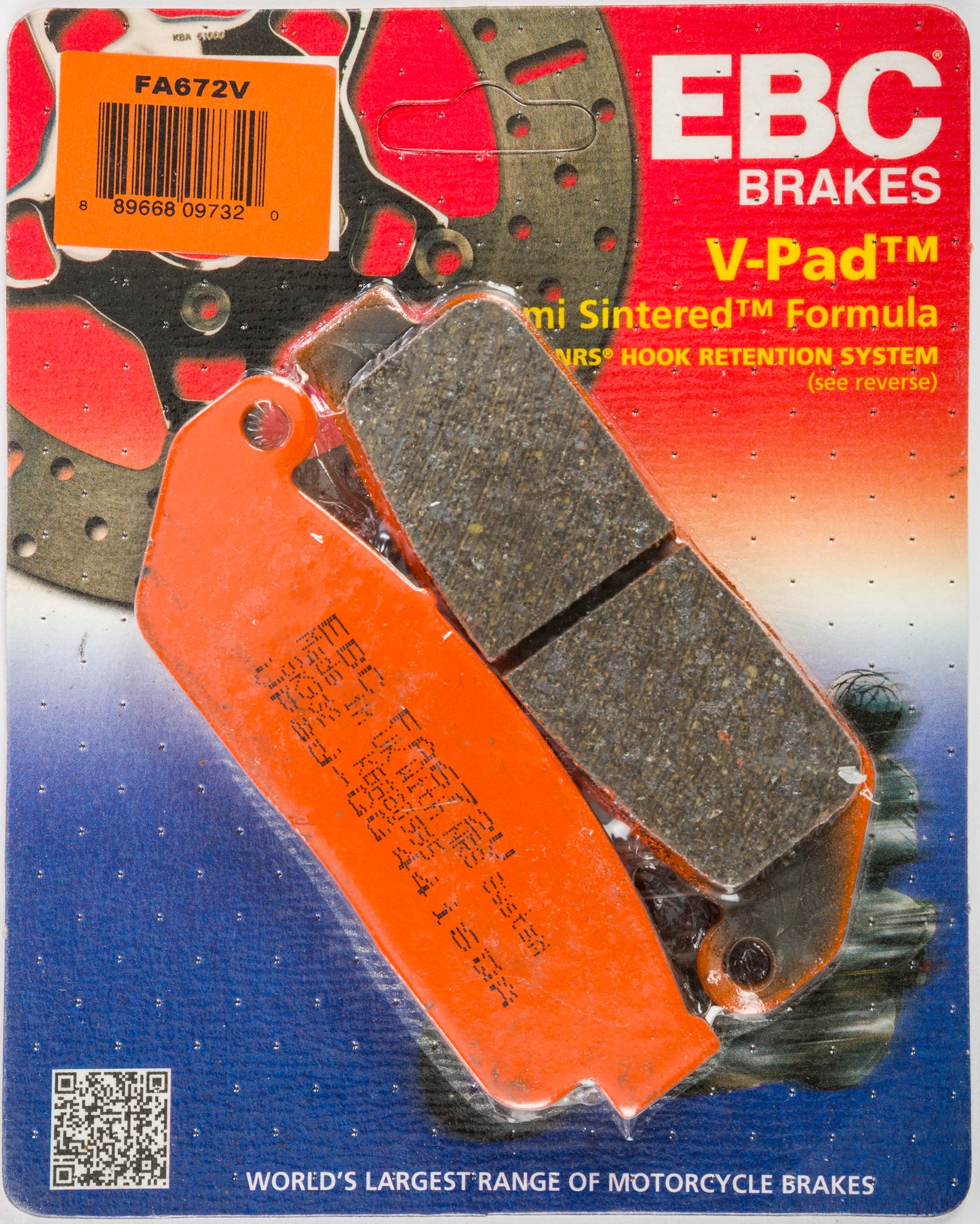 Brake Pads Fa672v Semi Sintered V Series
