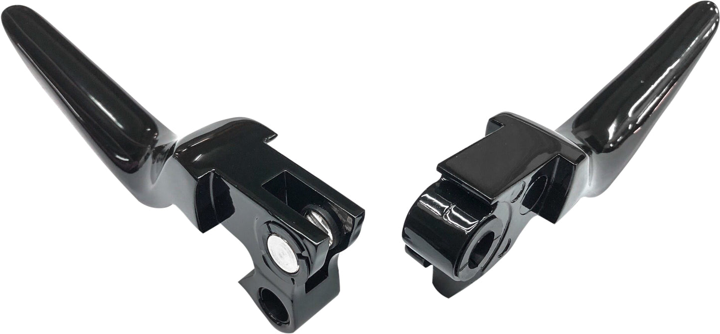 Lsr Lever Set Black Big Twin 96 16 Xl 96 03 W/Cable Clutch
