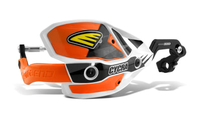 Crm Wrap Around Handguards 1 1/8" Clamp   White/Orange
