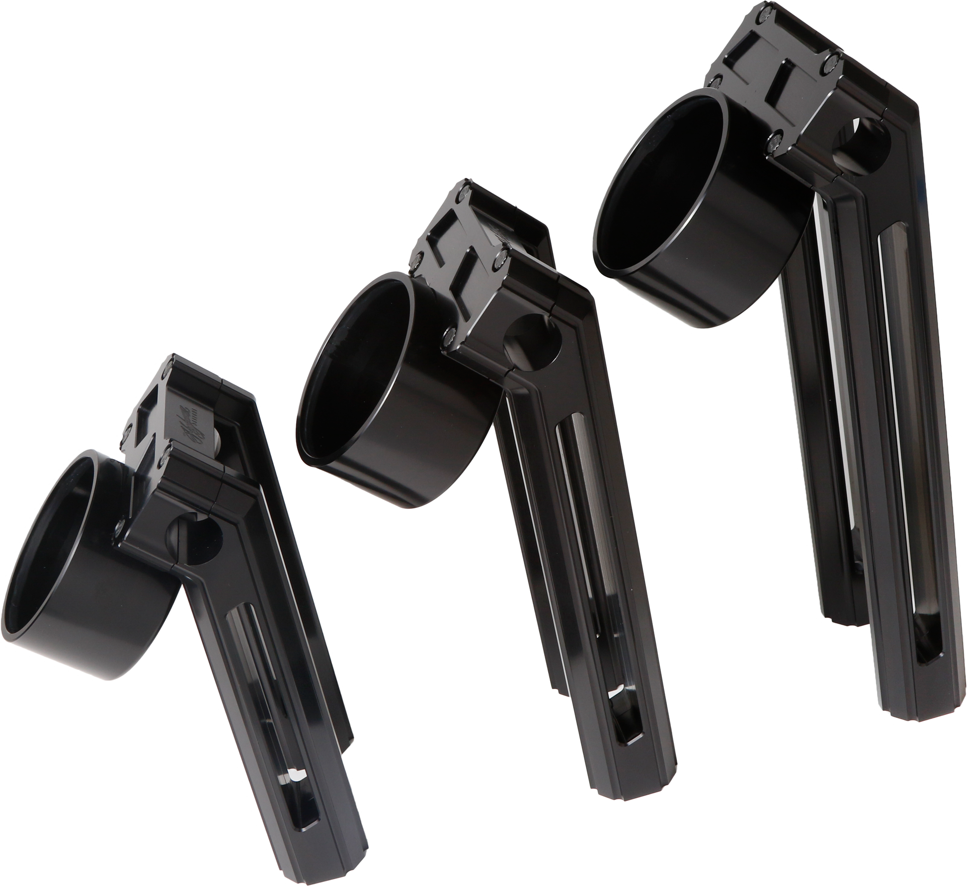 H/D Billet Speedo Mount Black Req Hofmann Risers