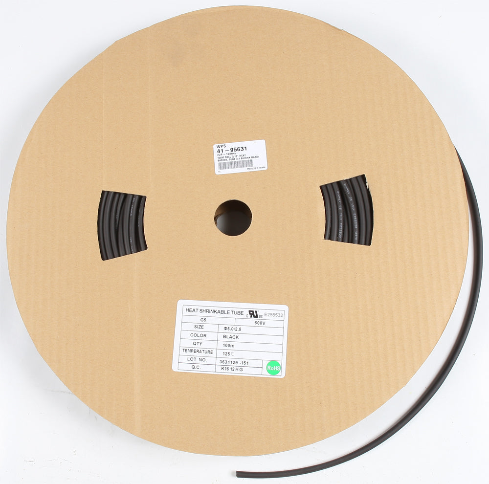 100m Roll 3/16" Heat Shrink Tube