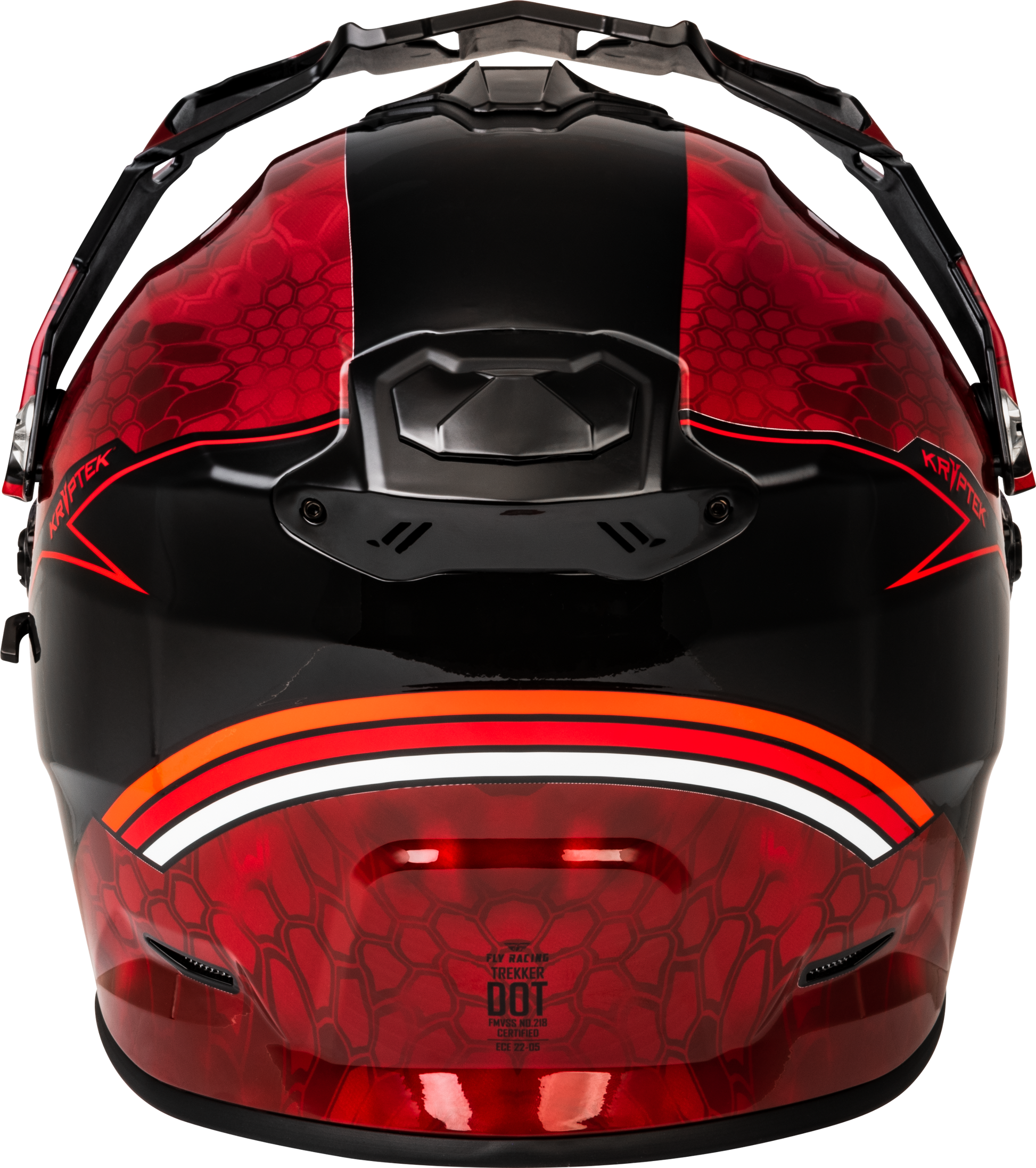 Trekker Cw Conceal Helmet Dual Shld Red/Black Md