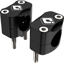 Bar Adapters 7/8" To 1 1/8" 15mm Rise Black