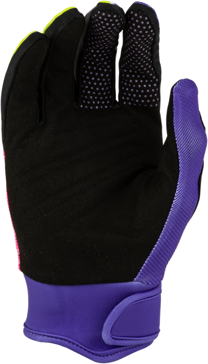 F 16 Raze Gloves Purple/Pink/Yellow Xs