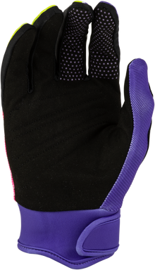 F 16 Raze Gloves Purple/Pink/Yellow Sm