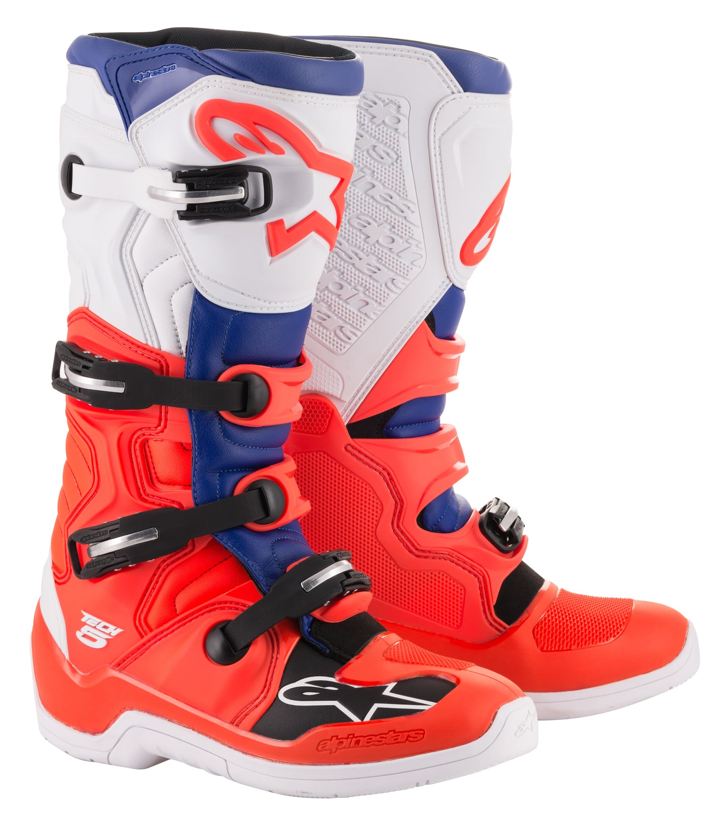 Tech 5 Boots Red/Blue/White Sz 08